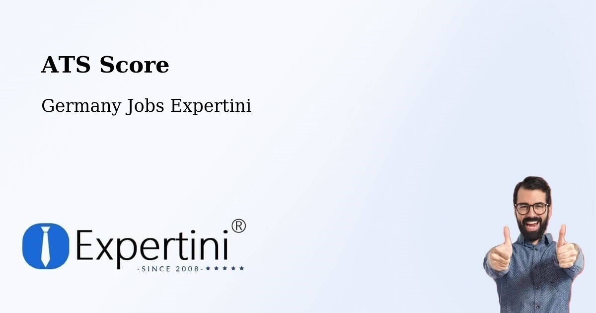 Resume ATS Score & Job Description Match Tool – Altbach - Germany Jobs Expertini