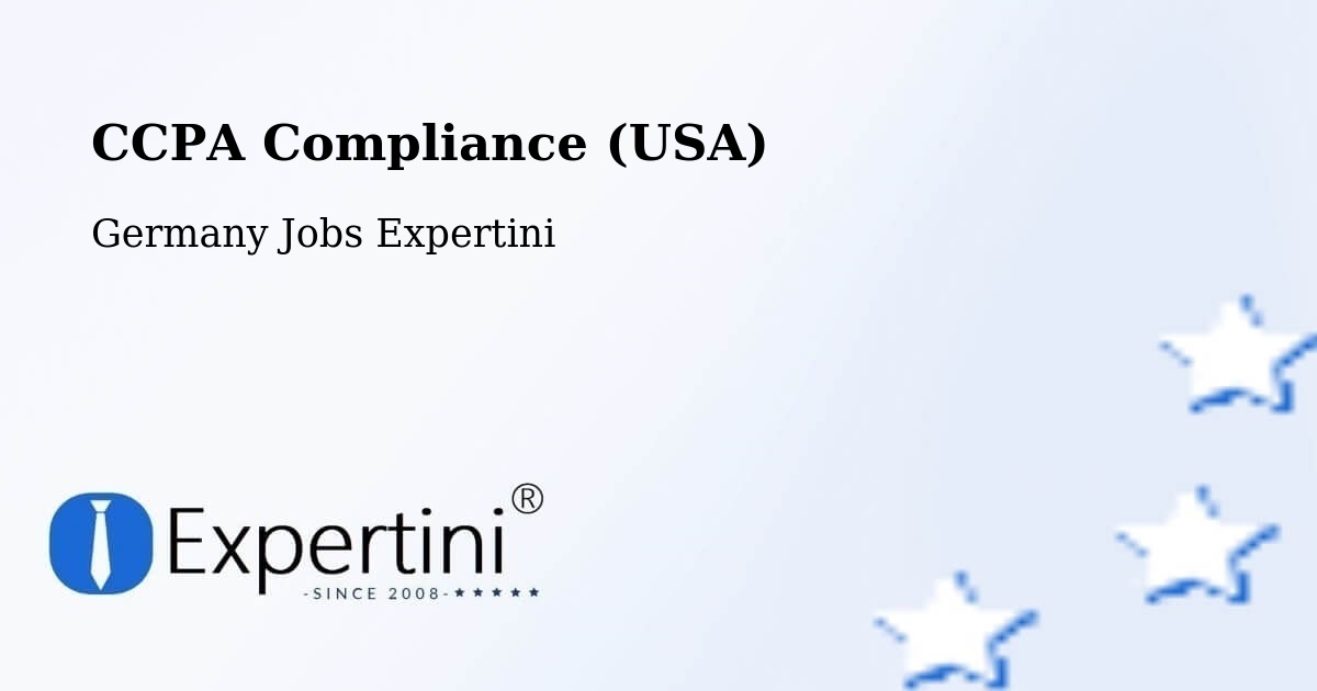 CCPA Privacy Rights & Compliance Notice – Altbach - Germany Jobs Expertini
